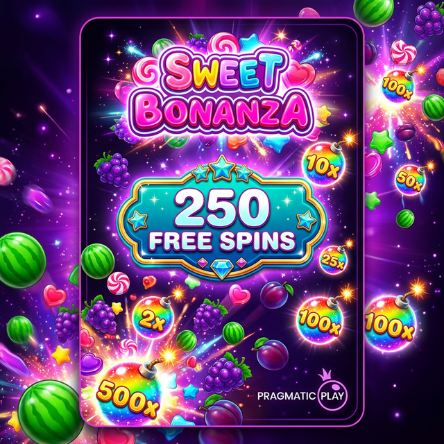Sweet Bonanza — слот для 200 фриспинов Pinco Casino КР